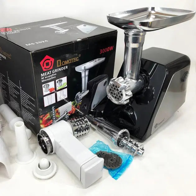 Мясорубка DOMOTEC MS-2024 (3000Вт, томаты, терки/шинковки)