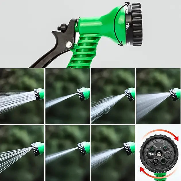 Набор поливочный шланг BlueBird 15м на катушке пистолет с распылителем 7-ми режимный