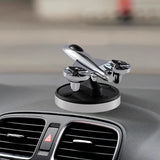 Ароматизатор на солнечных батареях в машину Самолет истребитель с турбинами