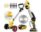 Набор 2в1 Газонокосилка + Пила 24V два аккумулятора