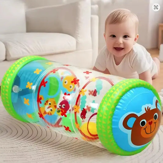 Надувной барабан для ползания малышей, 45×20×20 см