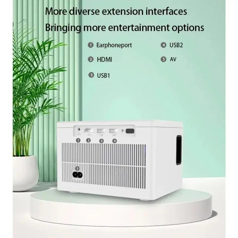 Умный проектор 4K, 4 ядра, X6 Android 10, Wi-Fi, 2K видео, Full HD 1080P, мини-проектор для домашнего кинотеатра