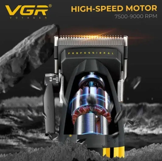 Аккумуляторная машинка для стрижки VGR V-285 с насадками