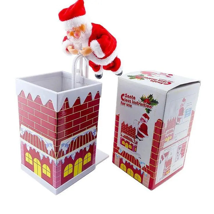 Интерактивная игрушка "Санта-Клаус в дымоходе"