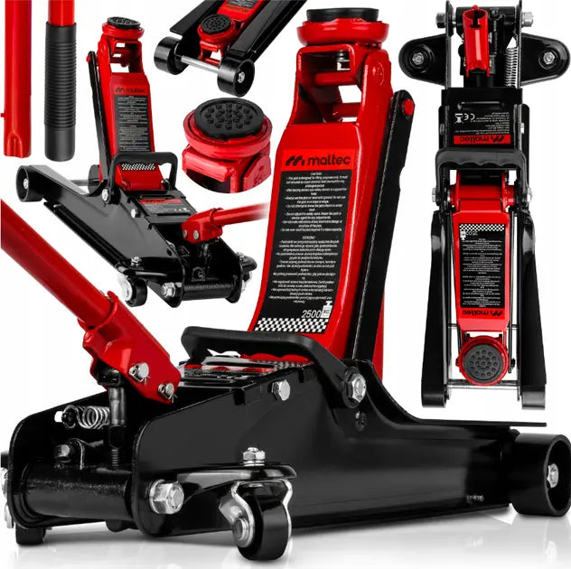 Домкрат гидравлический подкатный 2.5т низкопрофильный 385мм Maltec
