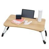 Стол для ноутбука и планшета M&T Displays складной 60х40х28 матовый под дерево Коричневый