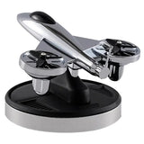 Ароматизатор на солнечных батареях в машину Самолет истребитель с турбинами