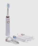 Электрическая зубная щетка Shuke SK-601 аккумуляторная ультразвуковая щетка для зубов 3 насадки