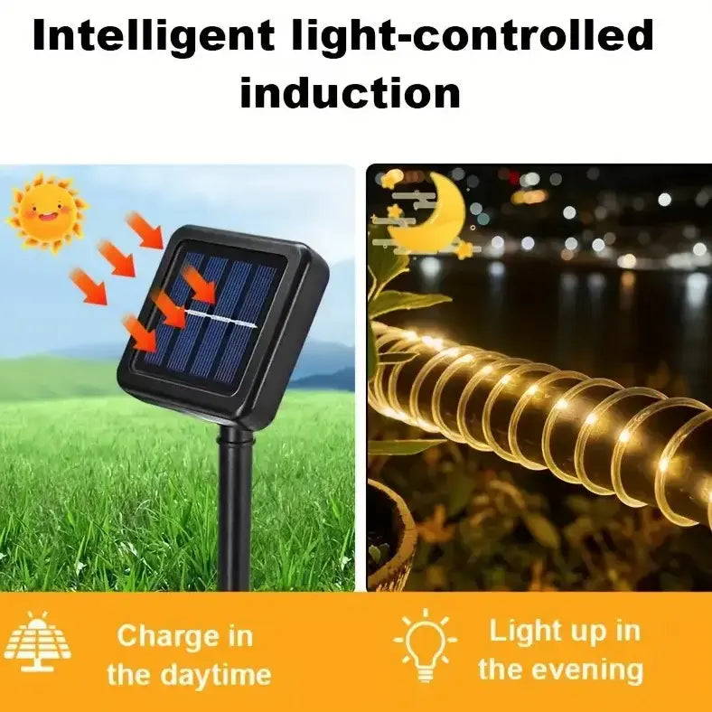 Светодиодная гирлянда "Трубка" 20м 200 LED, теплый белый