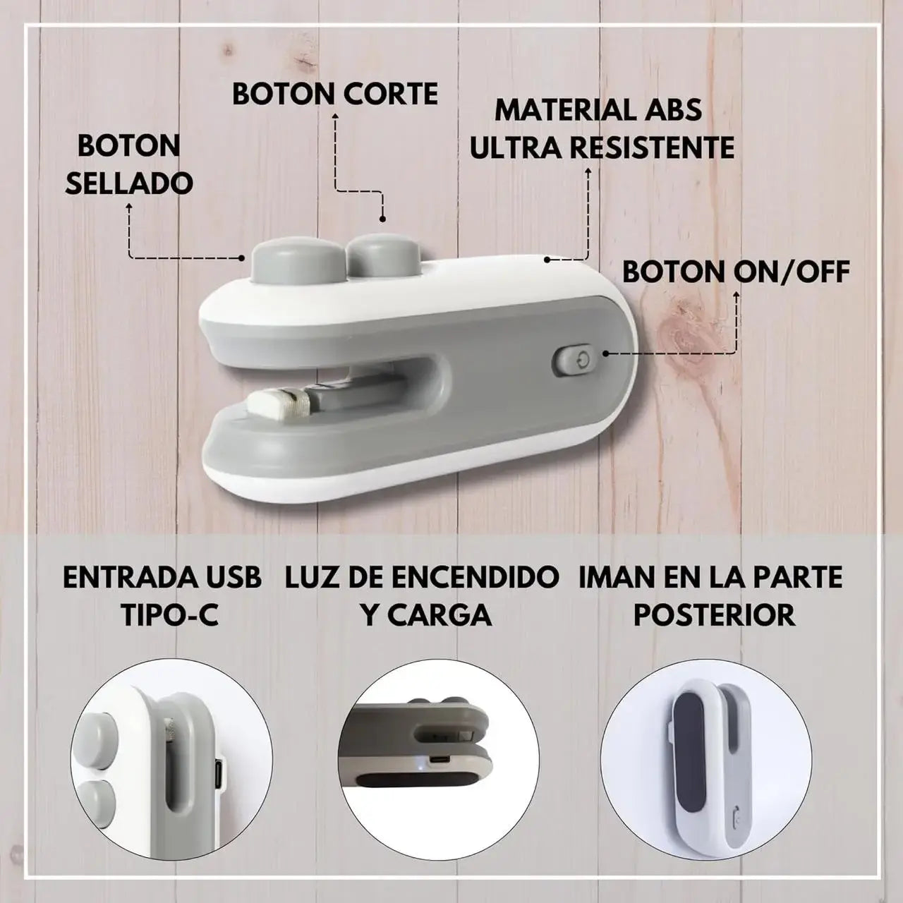 Универсальный мини-вакууматор пластиковых пакетов для консервирования продуктов питания