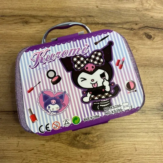 Детский чемодан с косметикой, комплект для маленьких модниц