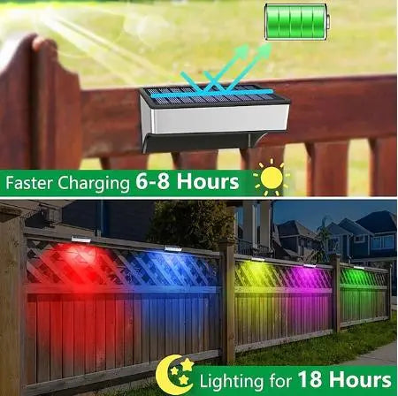 Светильник садовый rgb, уличный настенный светильник / водонепроницаемый MULTI