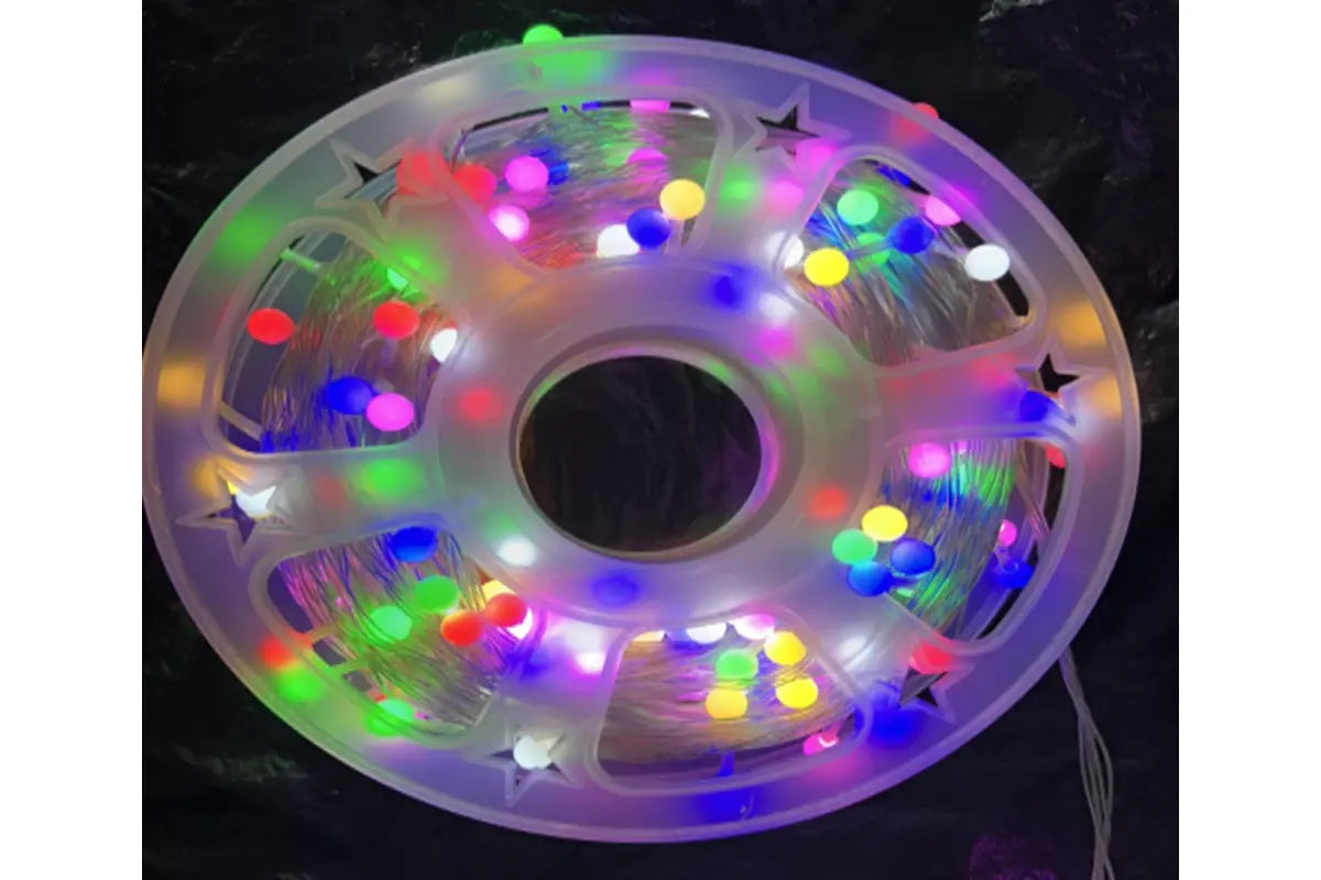 Гирлянда на катушке, от сети, Buble 50м, 8 режимов, Мультик/ Светодиодная гирлянда на елку