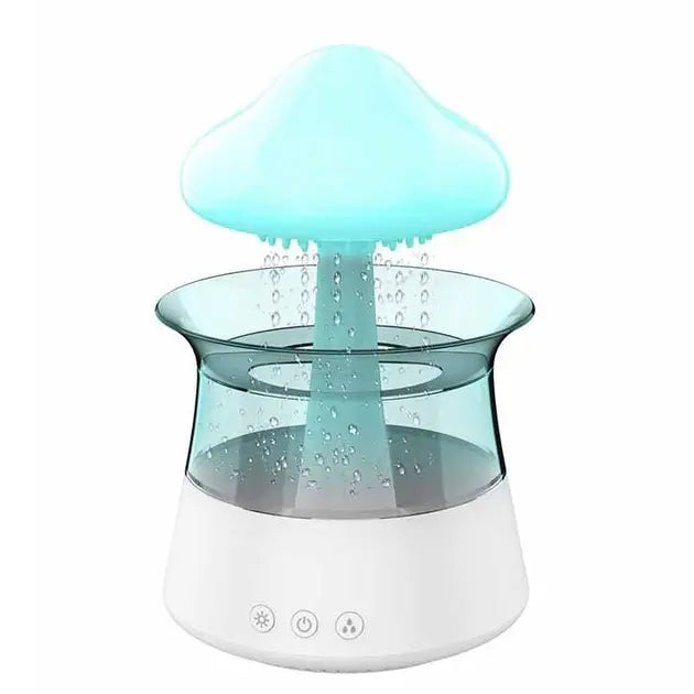 Атмосферный ультразвуковой увлажнитель воздуха гриб Rainfall с эффектом дождя. Ночник увлажнитель воздуха Doctor-101 с подсветкой