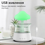 Атмосферный ультразвуковой увлажнитель воздуха гриб Rainfall с эффектом дождя. Ночник увлажнитель воздуха Doctor-101 с подсветкой