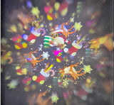 Светодиодный ночник-проектор UKC Снеговик 1367-4 3Вт