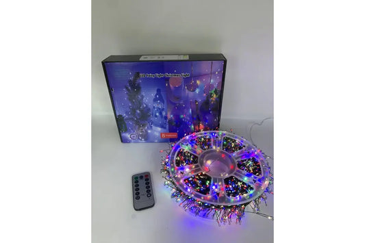 Гирлянда Роса на катушке фейерверк - мишура от USB, 50м, 1500LED + пульт Мультик