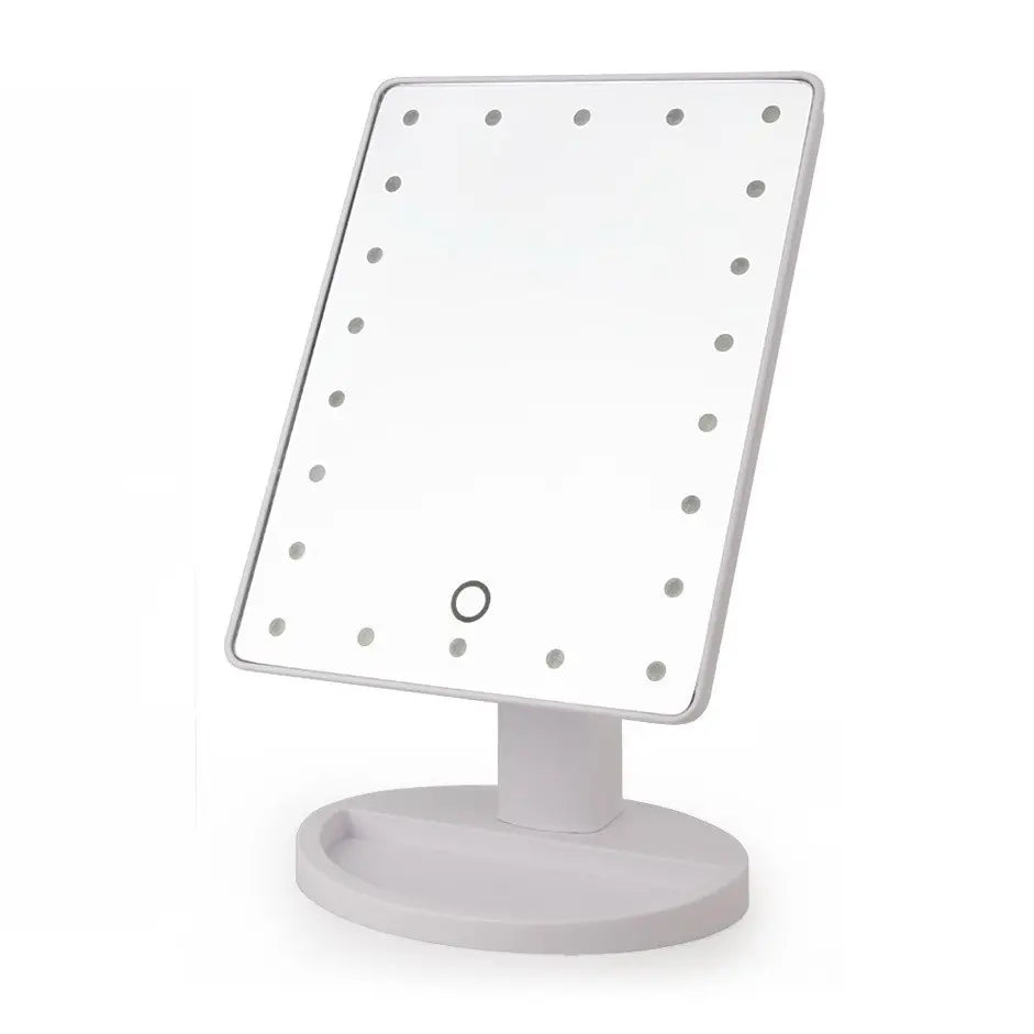 Белый Зеркало с LED подсветкой для макияжа Magic MakeUp Mirror