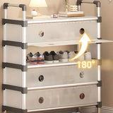 Полка для обуви SKLM-32-LT6205 черная  6 полок