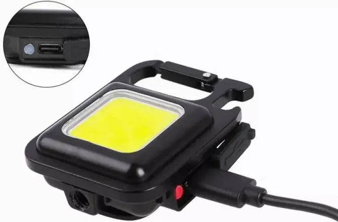 Многофункциональный аккумуляторный LED фонарик-брелок