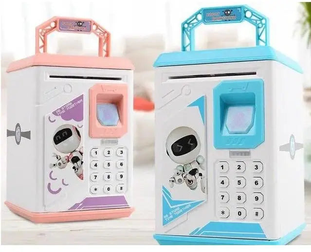 Электронная Копилка сейф с отпечатком пальца и кодовым замком «BODYGUARD» + купюроприемник