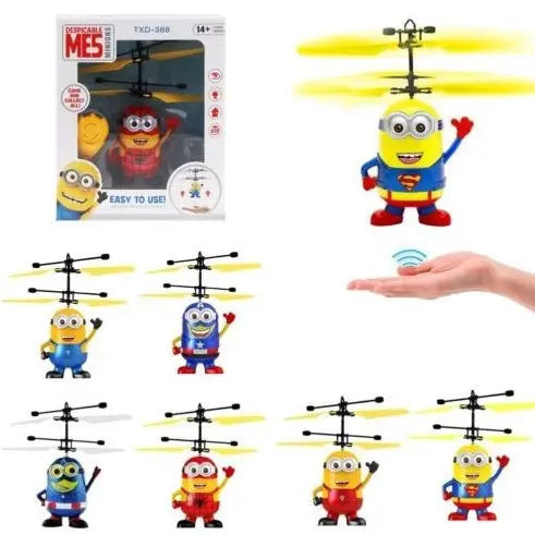 Детская игрушка Летающий Миньон с подсветкой