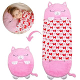 Собачка Детский спальный мешок на молнии 3 в 1 игрушка подушка спальник и встроенная подушка