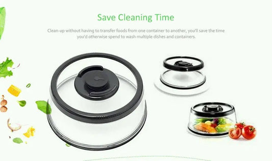 Вакуумная многоразовая крышка для продуктов Stay Fresh