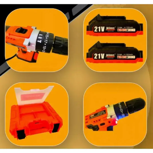 Шуруповерт аккумуляторный в чемодане BISSO B6008 21V