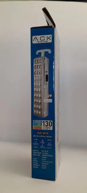 Аварийный светодиодный светильник ACK аккумуляторный фонарь 30 LED 220Вт