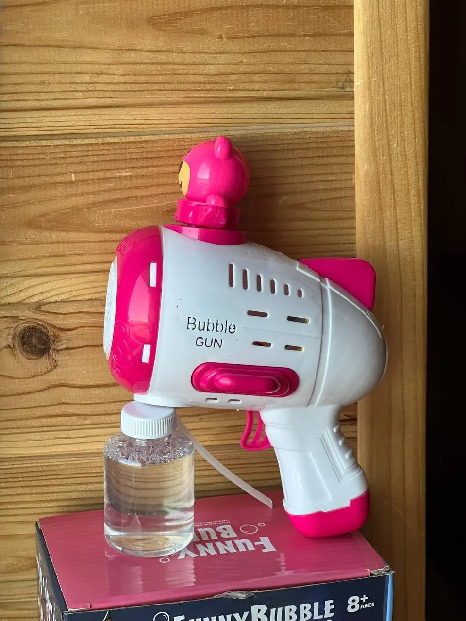 Пистолет детский автоматический пистолет пулемёт для мыльных пузырей Toy bubble gun AND 388-10