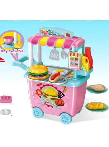 Детский игровой набор HAPPY CHEF (закусочная с тележкой)