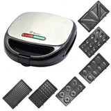 Бутербродница мультимейкер гриль 6 в 1 Domotec MS 7706 1000 вт