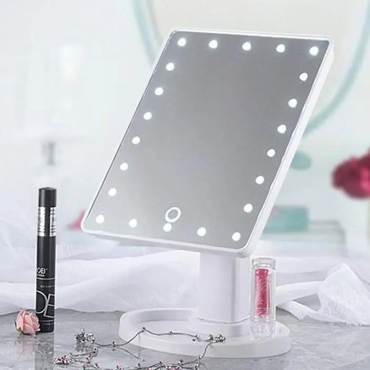 Розовый Зеркало с LED подсветкой для макияжа Magic MakeUp Mirror