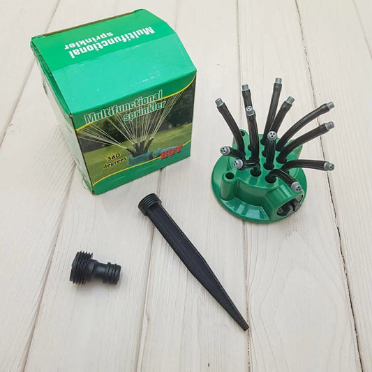 Спринклерный ороситель 360 multifunctional Water разбрызгиватель распылитель для полива газона
