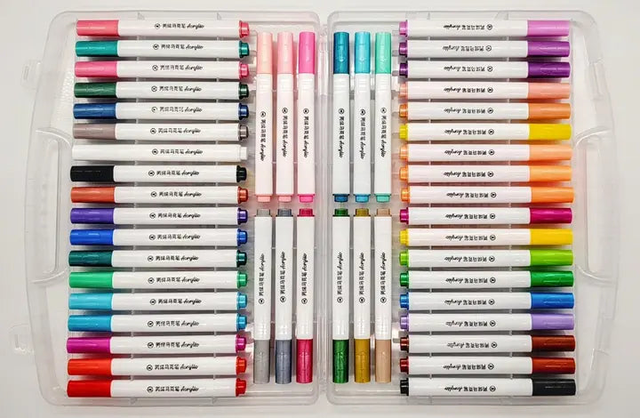 Акварельные маркеры 18 цветов Water Brush