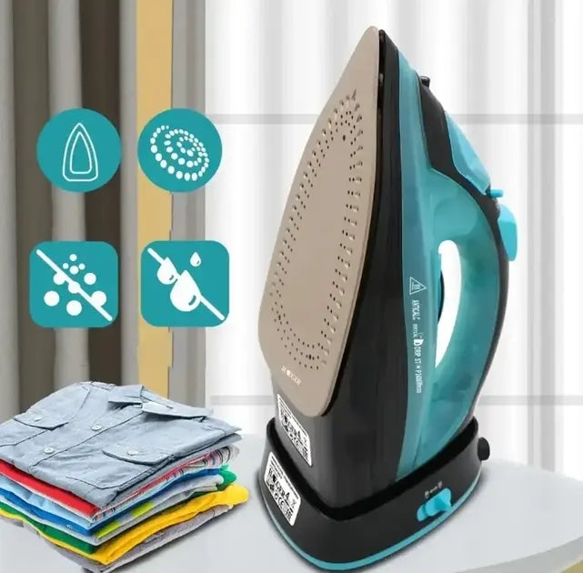 Аккумуляторный утюг Domotec MS-1210B с отпаривателем 2400 Вт