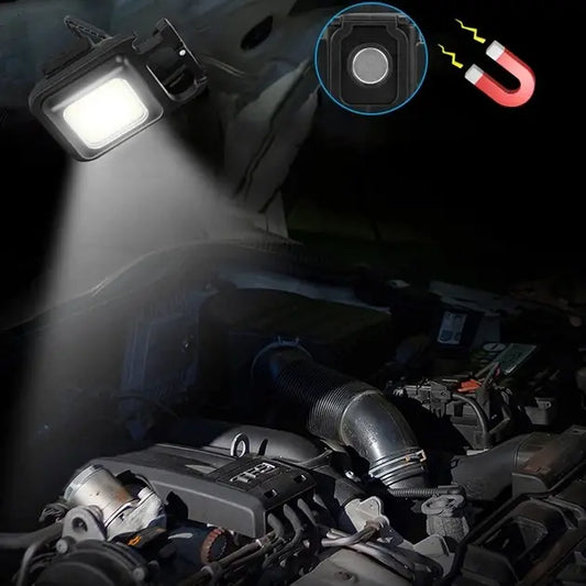 Многофункциональный аккумуляторный LED фонарик-брелок