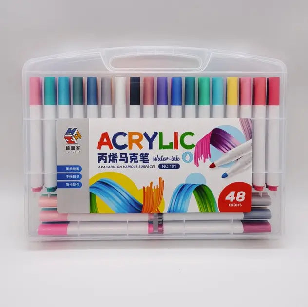 Акварельные маркеры 60 цветов Water Brush
