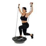 Гимнастическая полусфера для фитнеса, балансировочная подушка, PF-02  платформа 60 см Фиолетовая