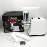 Мясорубка электрическая domotec r3391 2000w, мощная компактная мясорубка для дома, мясорубка 3 в 1