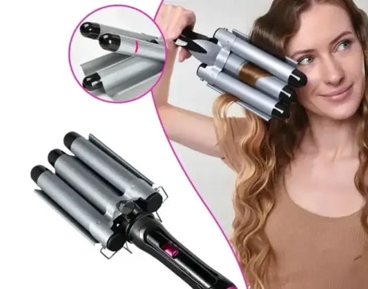 Плойка для завивки волос Domotec MS-481B с тройным нагревом 9769