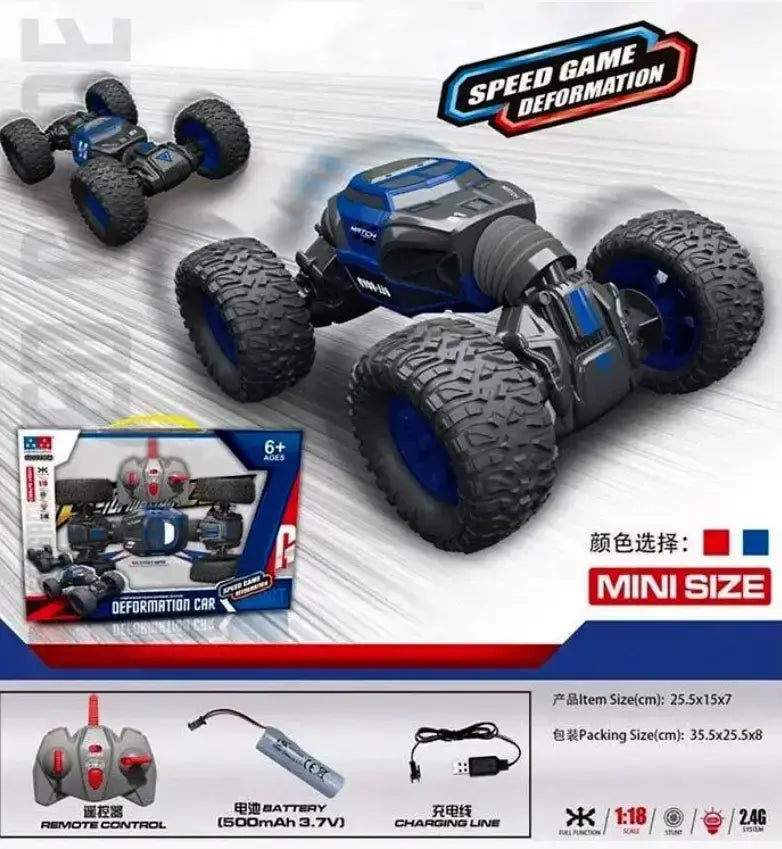 Машинка на радиоуправлении UD 2220 A, масштаб 1:18, акум.3,7V, пульт 2,4G, трансформируется