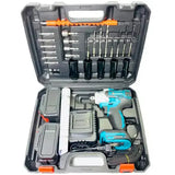 Аккумуляторный бесщеточный гайковерт на 2 аккумулятора с набором инструментов 1135-4