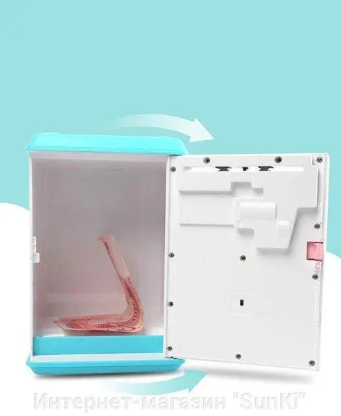 Электронная Копилка сейф с отпечатком пальца и кодовым замком «BODYGUARD» + купюроприемник