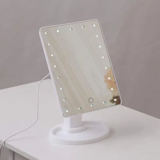 Белый Зеркало с LED подсветкой для макияжа Magic MakeUp Mirror