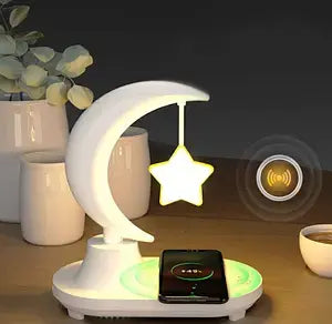Беспроводная зарядка для телефона/ночник-лампа звезда TB-35SLIWBT