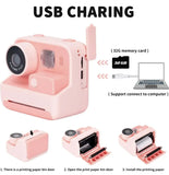 Фотокамера моментальной печати детская Instant Print Camera, 1080P Video for kids