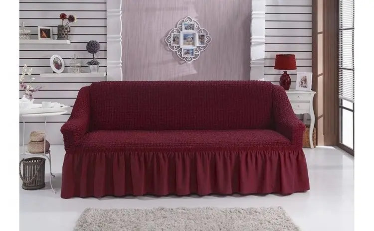 Турецкий натяжной чехол на диван универсальный