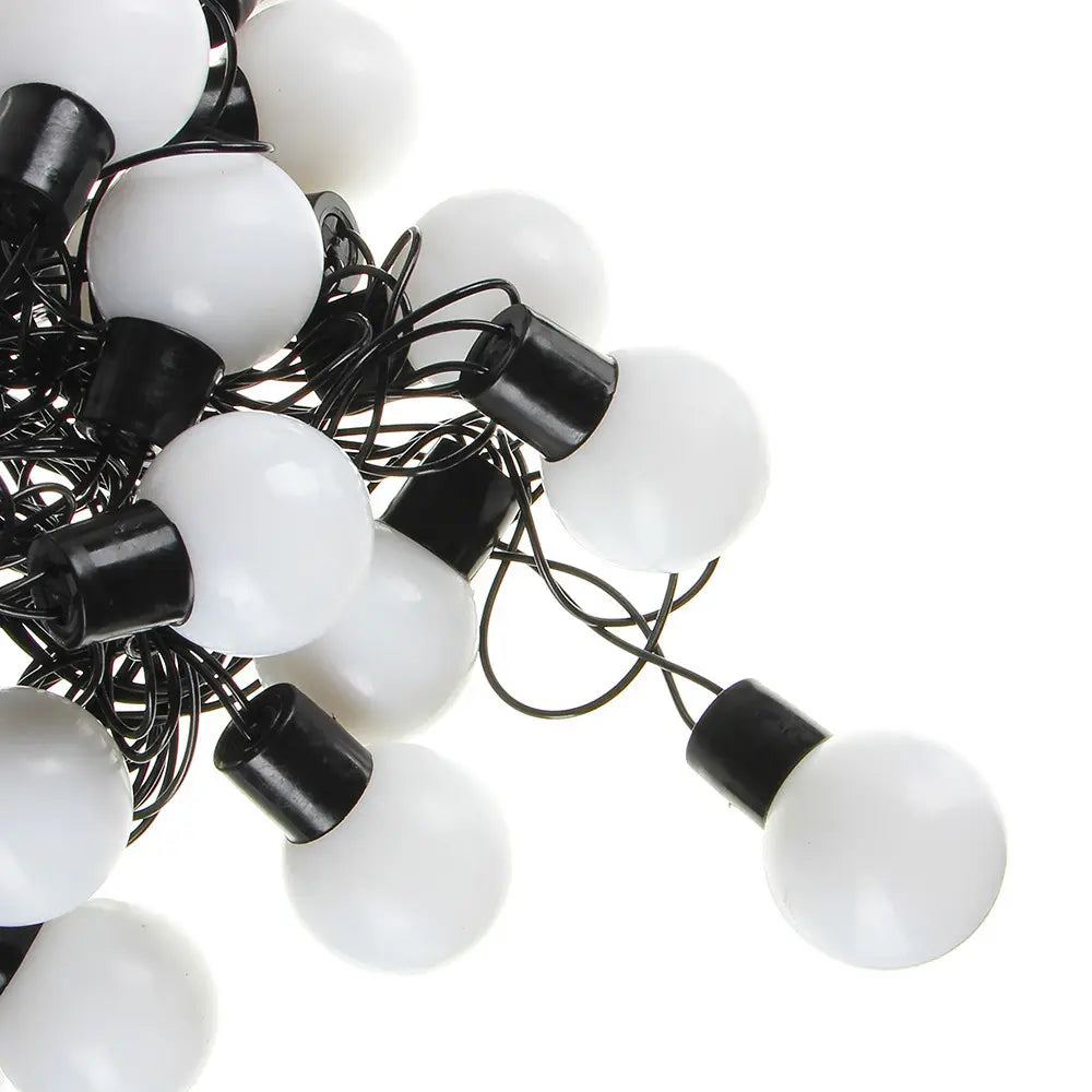 Гирлянда матовый шарик 28LED 5м (флеш) 10мм, Новогодняя бахрама, Светодиодная гирлянда, Уличная гирлянда